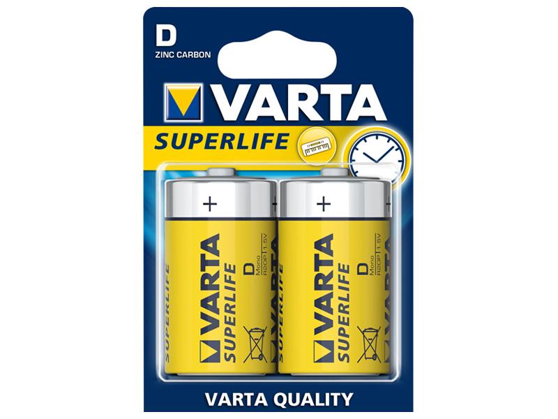 Battery Varta Superlife R20 Mono D (2 pcs)