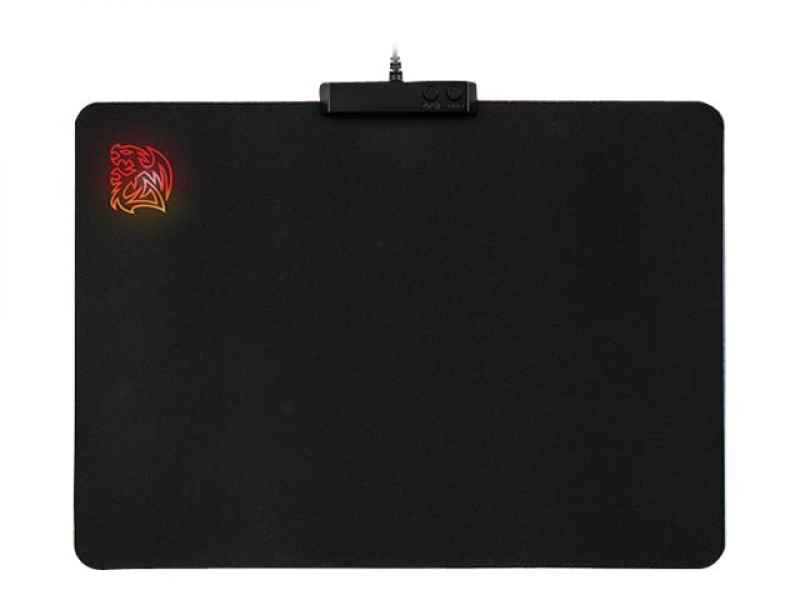 Thermaltake TT ESPORTS Draconem RGB Cloth Edition Mauspad hart Plastik Oberflaeche Unterseite MP-DCM