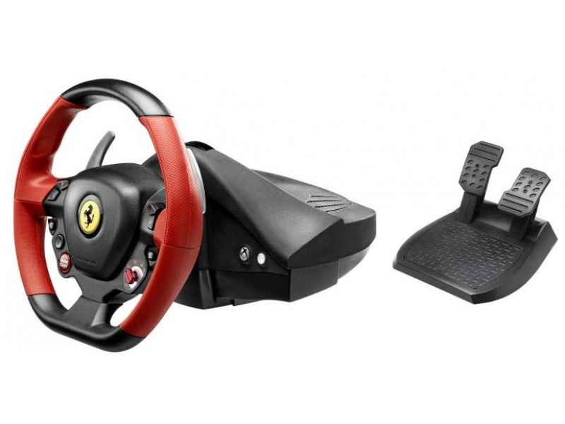 ThrustMaster Ferrari 458 Spider Steering wheel Pedals Xbox One 4460105