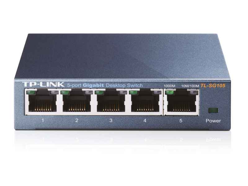 TP-LINK Unmanaged network switch Black network switch TL-SG105