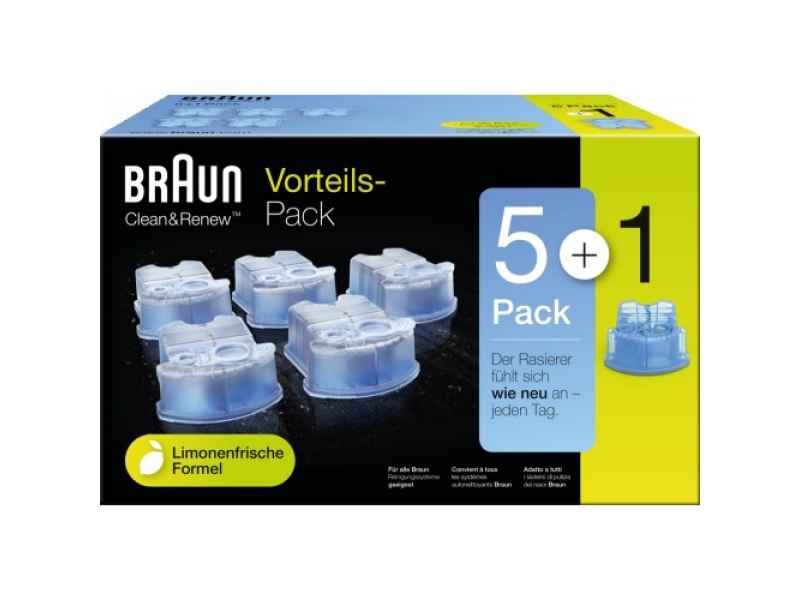 Braun Clean & Renew Refill CCR 5+1 Pack