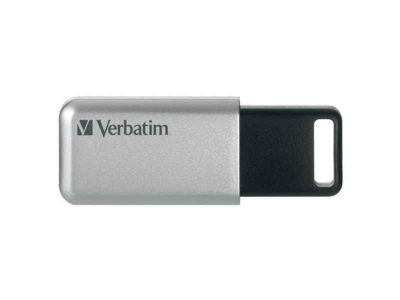 Verbatim Secure Pro 32GB USB 3.0 (3.1 Gen 1) USB Type-A connector Silver USB flash drive 98665