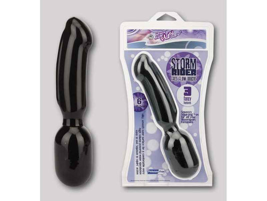STORM RIDER 6ZOLL PVC DOUCHE. INTIMDUSCHE. SCHWARZ. 15. 2CM