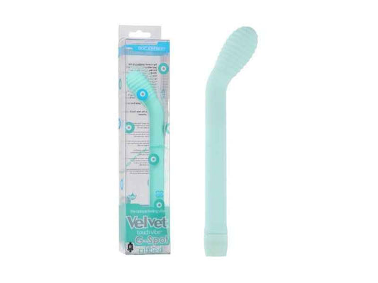 VELVET TOUCH G-SPOT VIBE. WASSERFEST. RIBBED. MINT. 15. 8CM