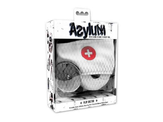 ASYLUM PLAY DOCTOR KIT. 3ER SET. WEISS