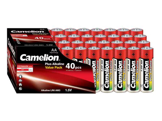 Batterie Camelion Alkaline LR6 Mignon AA (40 pcs Value Pack)