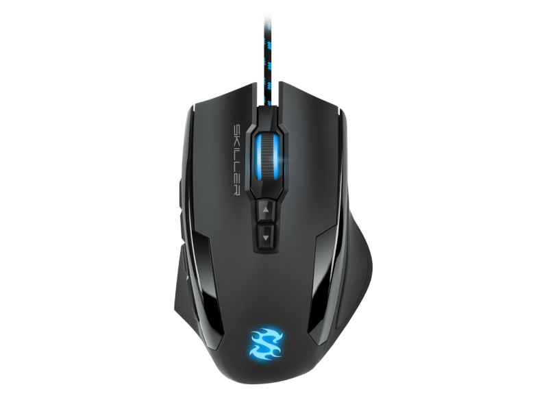 Sharkoon Skiller SGM1 mice USB Optical 10800 DPI Black 4044951018963