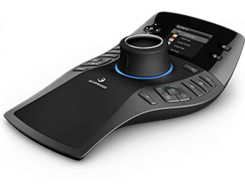 3Dconnexion SpaceMouse Enterprise mice USB Left-hand Black 3DX-700056