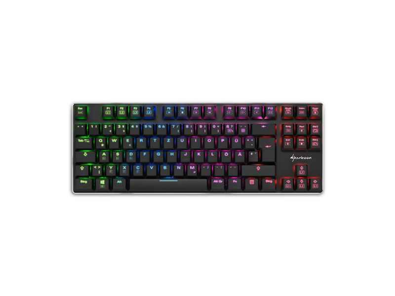 Sharkoon PureWriter TKL RGB USB German 4044951021512 Black