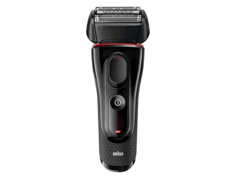 Braun Shaver 5030s Series 5 + EN 10 Nose-Ear Trimmer Black/Red