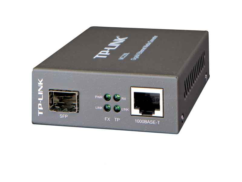 TP-LINK Gigabit SFP Media Converter network media converter MC220L