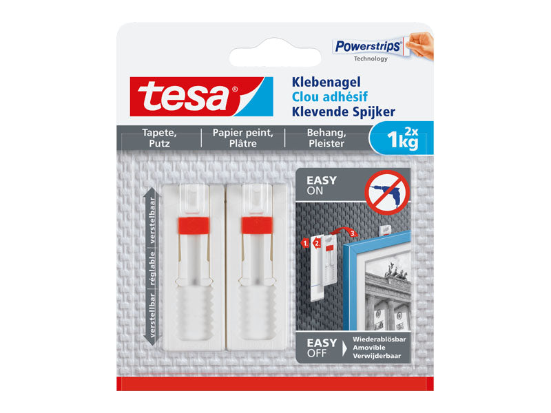 Tesa Verstellbarer Klebenagel 2x 1.0kg (77774-00000)