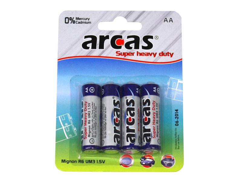 Batterie Arcas R06 Mignon AA (4 pieces)