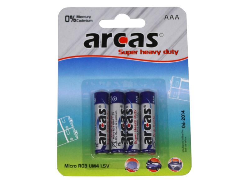 Batterie Arcas R03 Micro AAA (4 pieces)