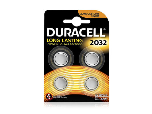Battery Duracell Lithium CR2032 (4 Pcs.)
