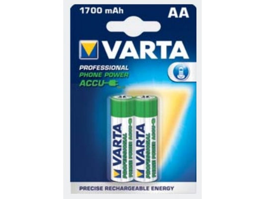 Varta Akku NiMH Mignon AA 1600mAh Retail Blister (2-Pack) 58399 201 402