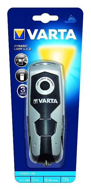 Varta LED Taschenlampe Power Line Dynamo Light 17680 101 401