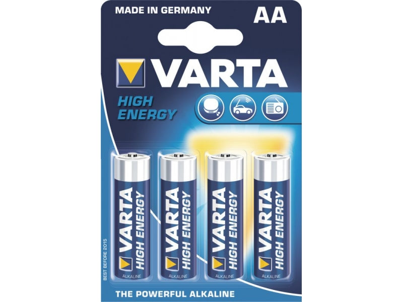 Batterie Varta Alk. Mignon AA High En. Shrinkwrap (4er Pack) 04906 121 354
