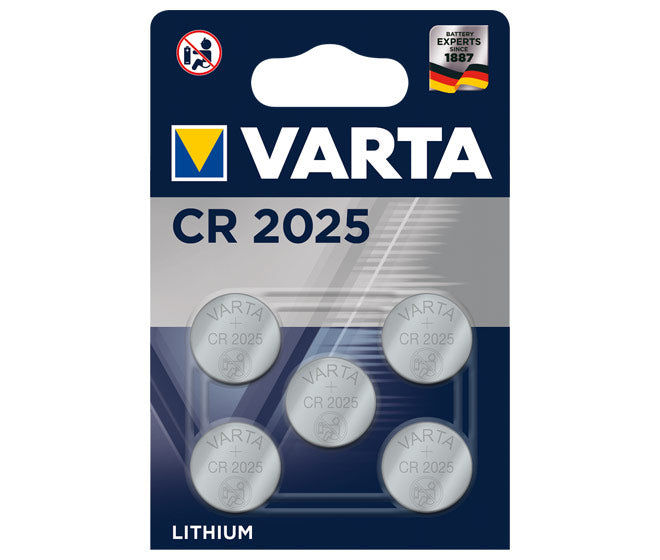 Varta battery button cell lithium CR2025 (06025 101 415)