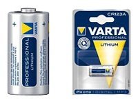 Varta battery lithium CR123A 3V (06205 301 401)