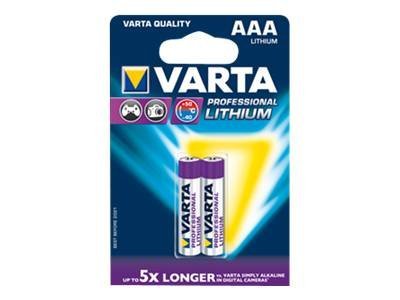 Varta battery lithium AAA FR03 (06103 301 402)