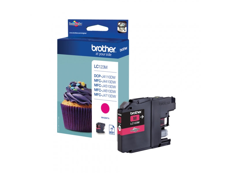Brother Tinte magenta LC123M | Brother - LC123M