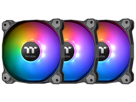 Thermaltake PC- Gehäuselüfter PURE PLUS RGB 12 3er Pack CL-F063-PL12SW-A