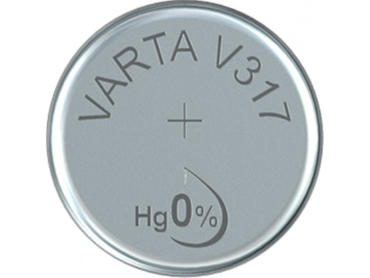 Varta Batterie Silver Oxide Knop. 317 1.55V Retail (10-Pack) 00317 101 111