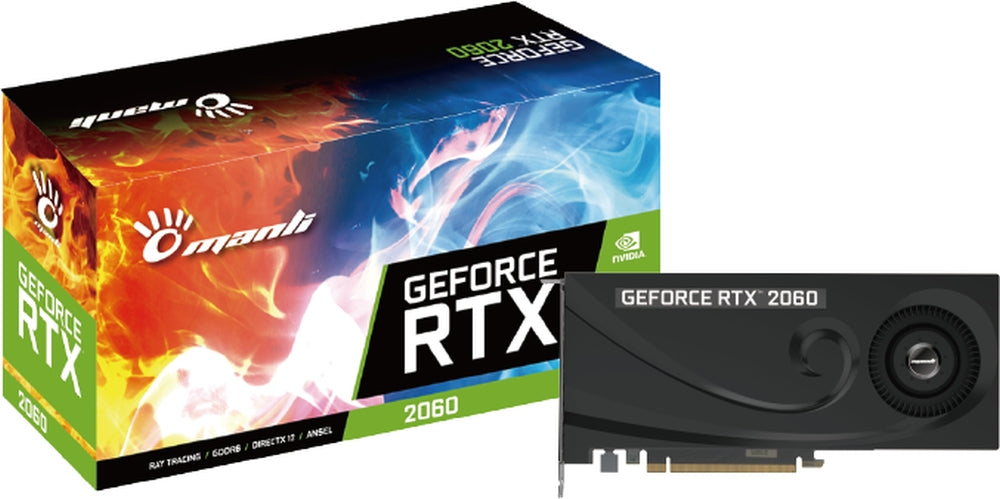 VGA Man GeForce® RTX 2060 6GB | Manli - N53720600M14322