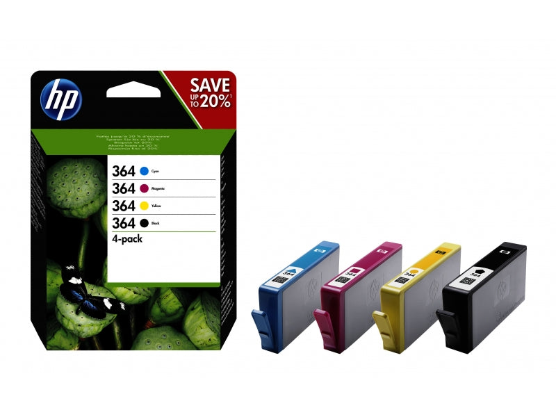 Tintenpatronen Value-Pack N9J73AE - NR.364 Serie schwarz cyan magenta gelb