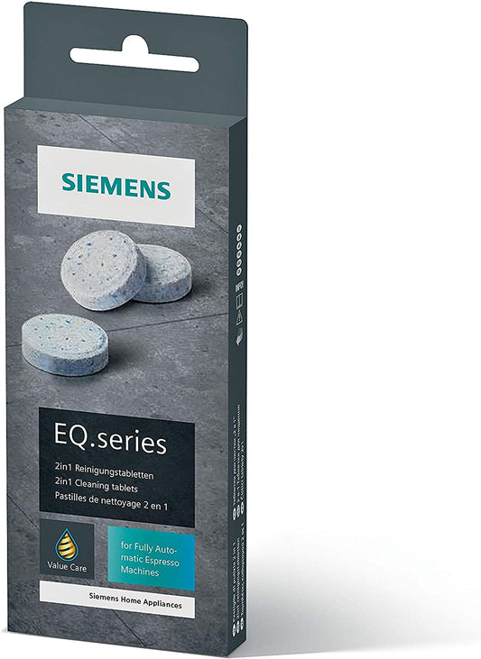 Siemens EQ cleaning tablets 2in1. pack of 10 TZ80001A