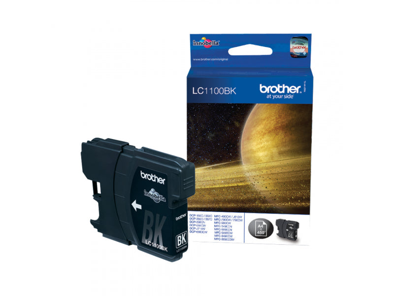 Brother Ink Cartridge Original - Black - 9.5 ml LC1100BK