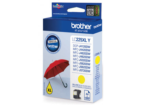 Brother TIN LC-225XLY Yellow LC225XLY