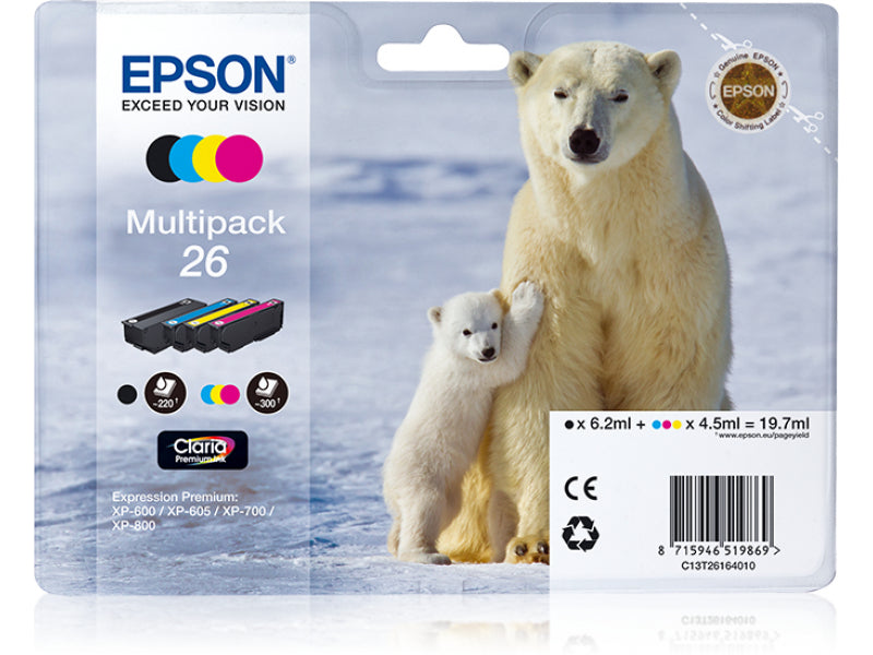 TIN Epson T2616 Multipack #26 C13T26164010