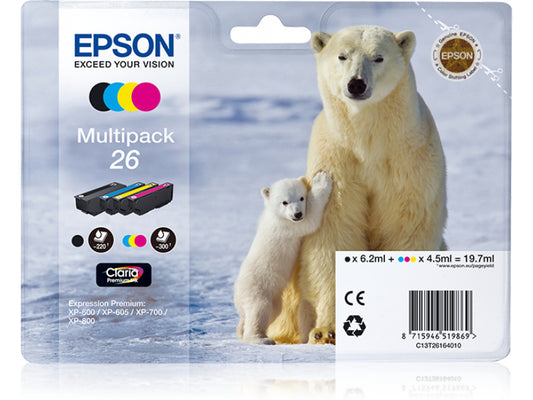 TIN Epson T2616 Multipack #26 C13T26164010