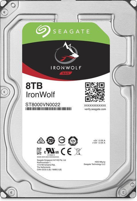 Seagate 8TB IronWolf 7200RPM 256MB ST8000VN004