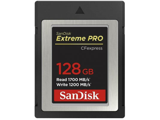 SanDisk CF Express Extreme PRO 128GB R1700MB/W1200MB SDCFE-128G-GN4NN