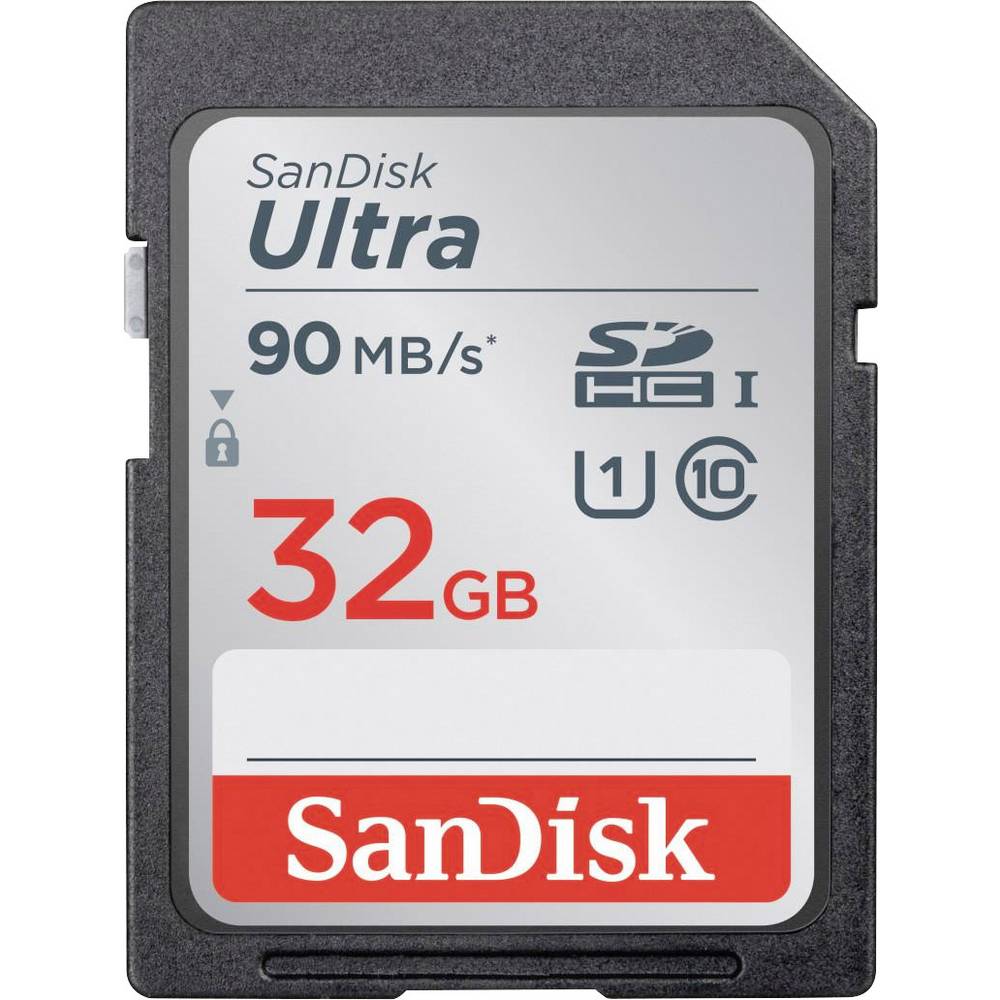 SanDisk  SDHC 32GB  ULTRA 90MB/s Class 10 UHS-I SDSDUNR-032G-GN6IN