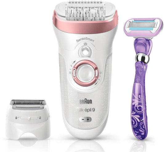 Braun Silk-épil SensoSmart 9-700 epilator. white/purple