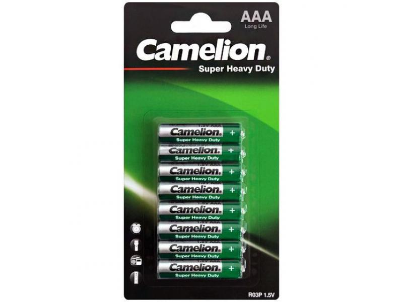 Battery Camelion Super Heavy Duty Grün R03 Micro AAA (8 Pcs.)