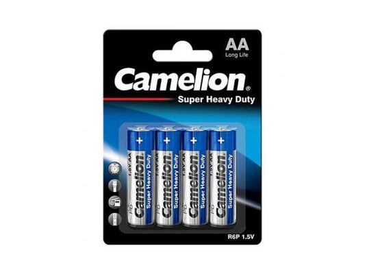 Battery Camelion Super Heavy Duty Blau LR6 Mignon AA (4 Pcs.)