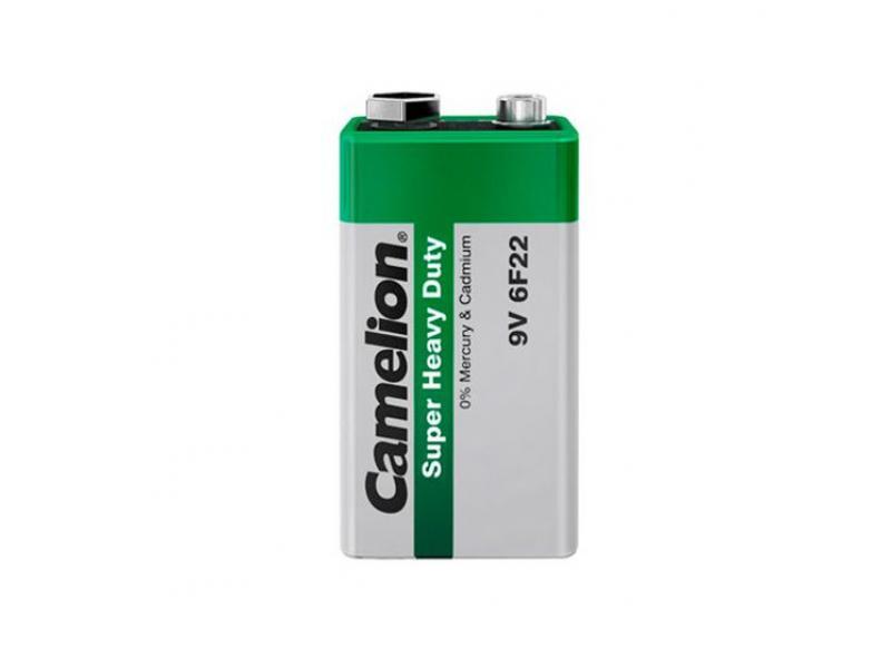 Battery Camelion Super Heavy Duty Grün 9V Block 6F22 (1 Pcs.)