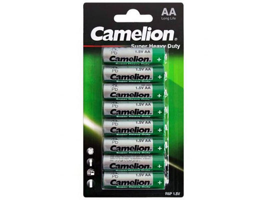 Battery Camelion Super Heavy Duty Grün LR6 Mignon AA (8 Pcs.)