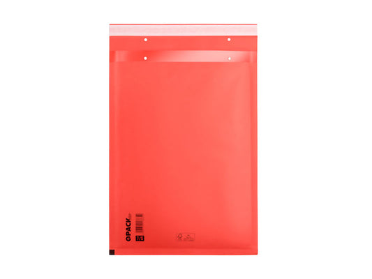 Bubble envelopes red Size D 200x275mm (100 pcs.)