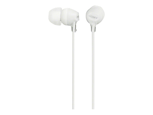 Sony MDR-EX15LPW EX Series Earphones White MDREX15LPW.AE