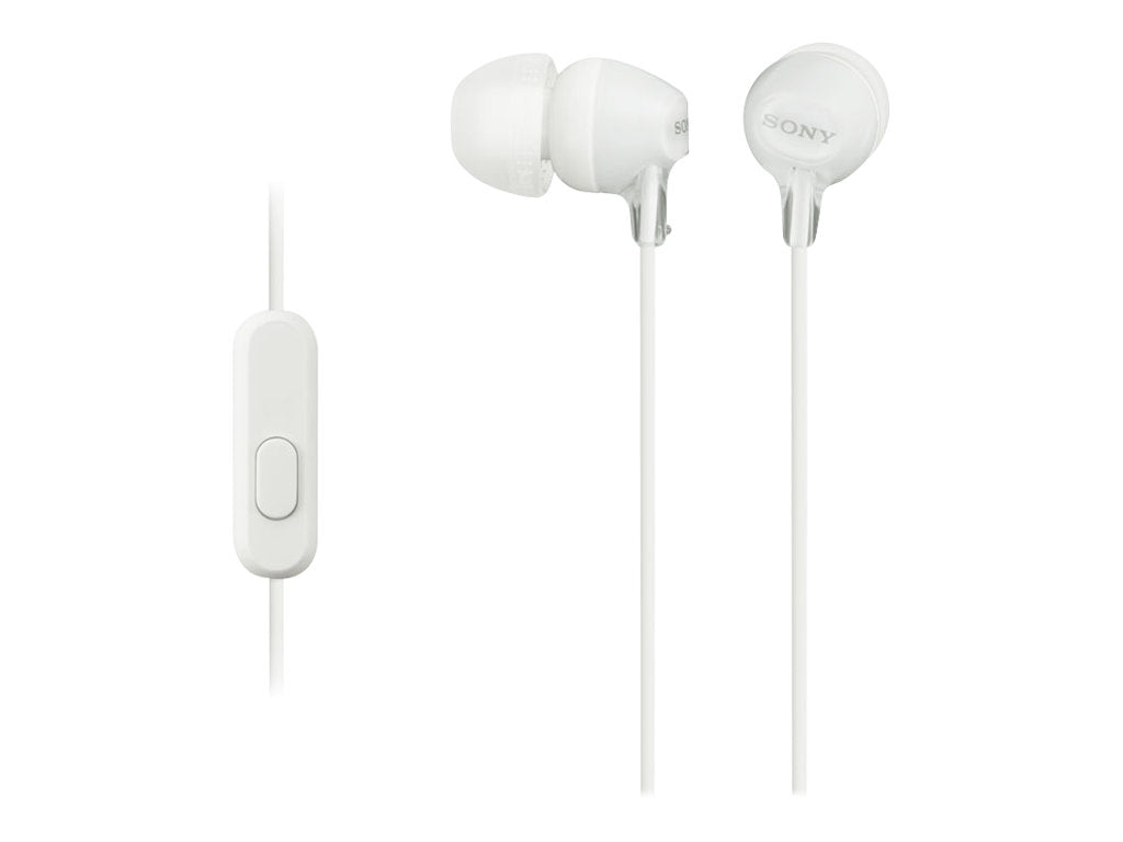 Sony MDR-EX15APW Earphones with microfone White MDREX15APW.CE7
