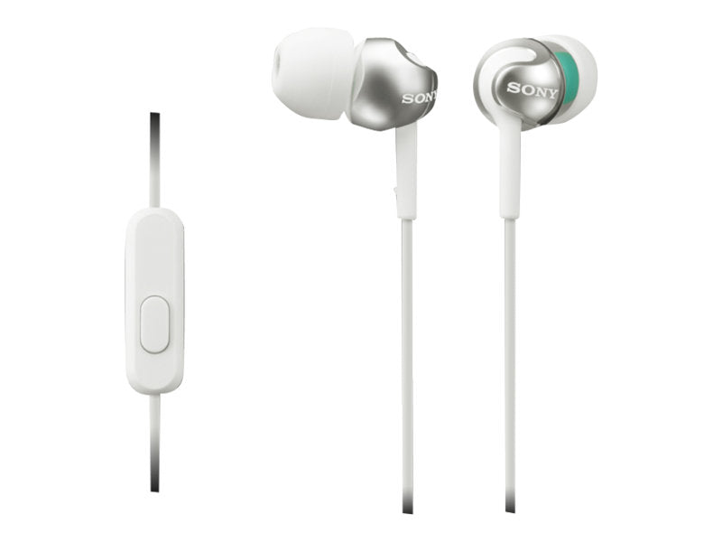 Sony MDR-EX110APW Earphones with microfone White MDREX110APW.CE7