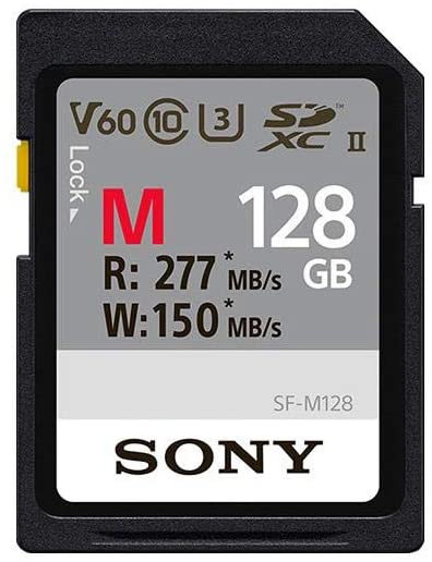 Sony SDXC M series 128GB UHS-II Class 10 U3 V60 - SFG1M