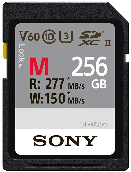 Sony SDXC M series 256GB UHS-II Class 10 U3 V60 - SFG2M