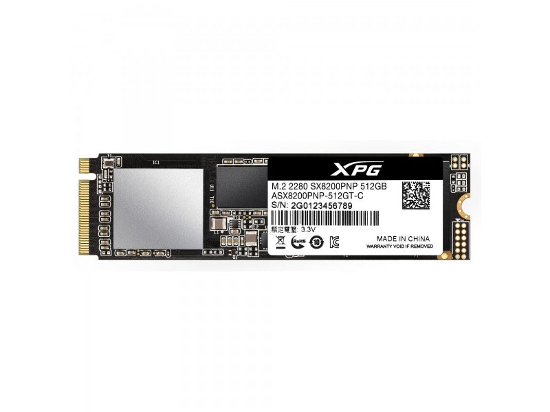 ADATA XPG SX8200 Pro M.2 NVME 512GB PCIe Gen3x4 ASX8200PNP-512GT-C